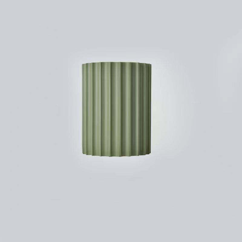 Quiet Wind Aisle Lights Led Macaron Wall Entrance Bedside Lights Corridor Lights Resin Roman Column Wall Lights