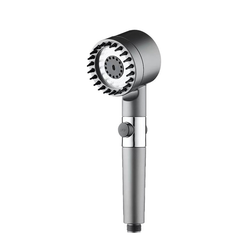 Strong Pressure Boost Shower Head Ultra High Pressure Nozzle Dyson-Like Shower Head Massage Six-In-One Shower High Flow Bathroom Heating Fan Shower Wreath