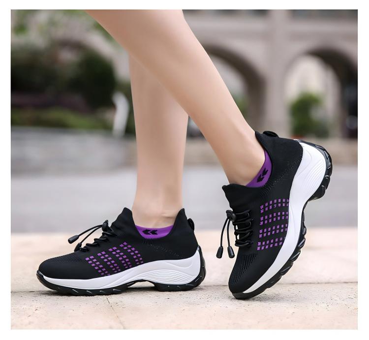 Women's Flyknit Mesh Athletic Shoes