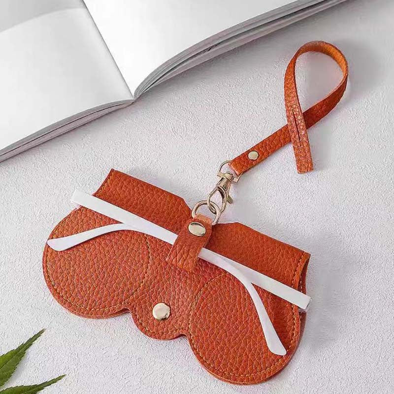 Maliben|Leather Eyeglass Case Pouch|Fashion Leather Portable For Daily Travel
