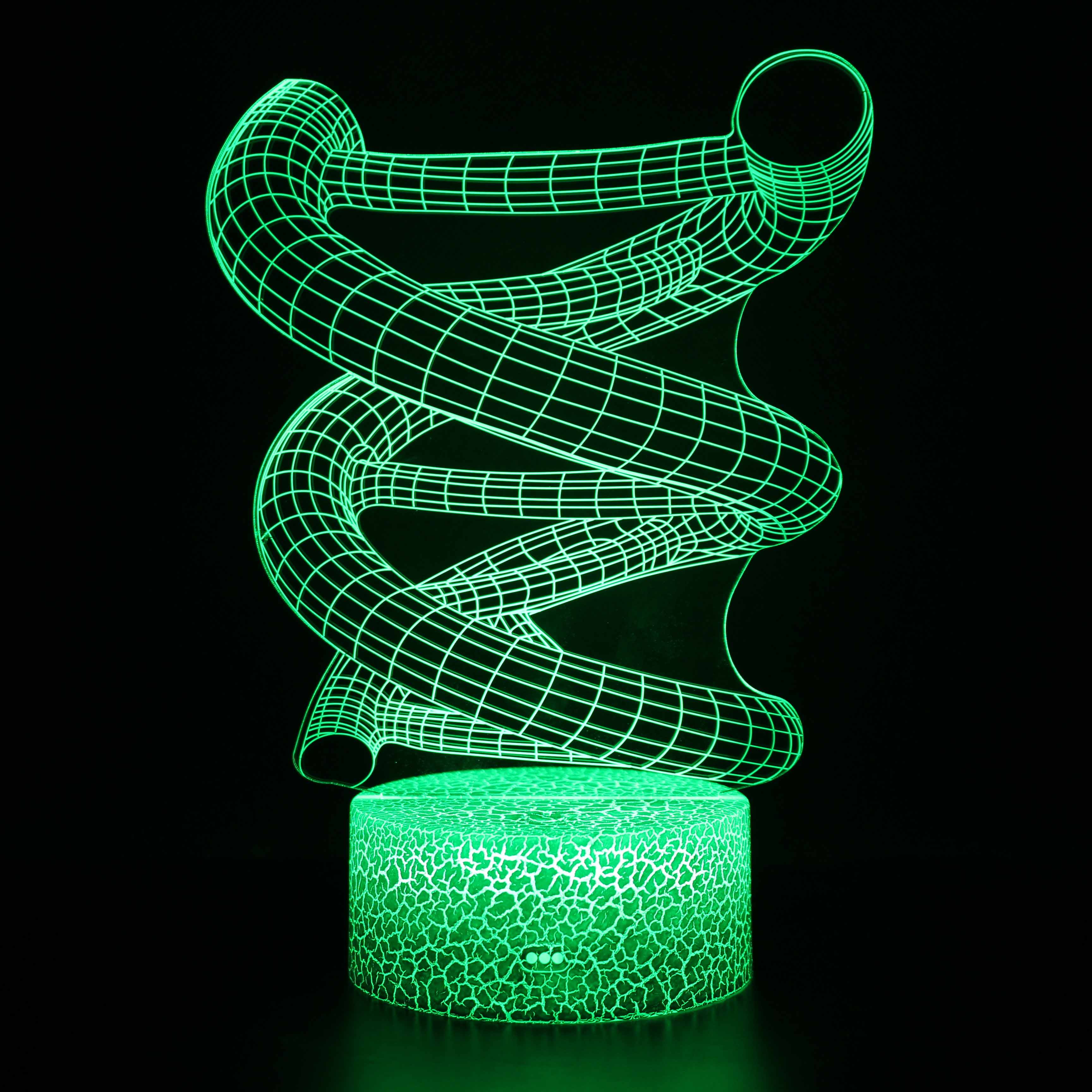 Maliben | Human Dna Biology 3d Optical Illusion Lamp