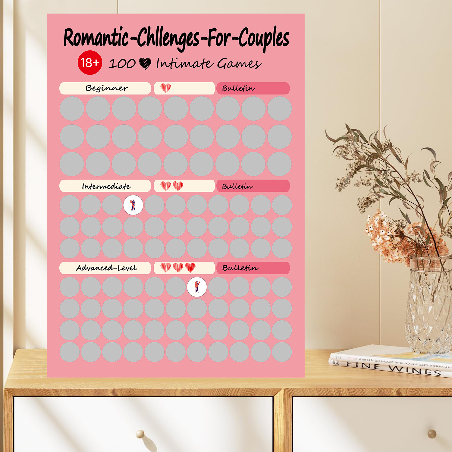 Maliben | Couples' Adventure Scratch Poster