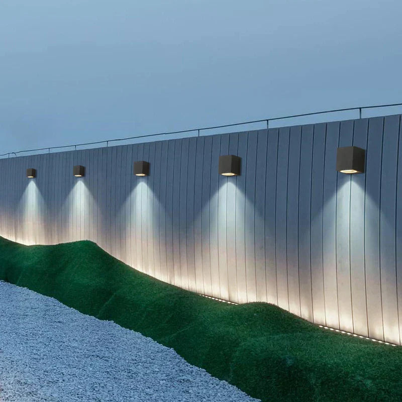 Maliben | Modern Outdoor Wall Lamp Led Black