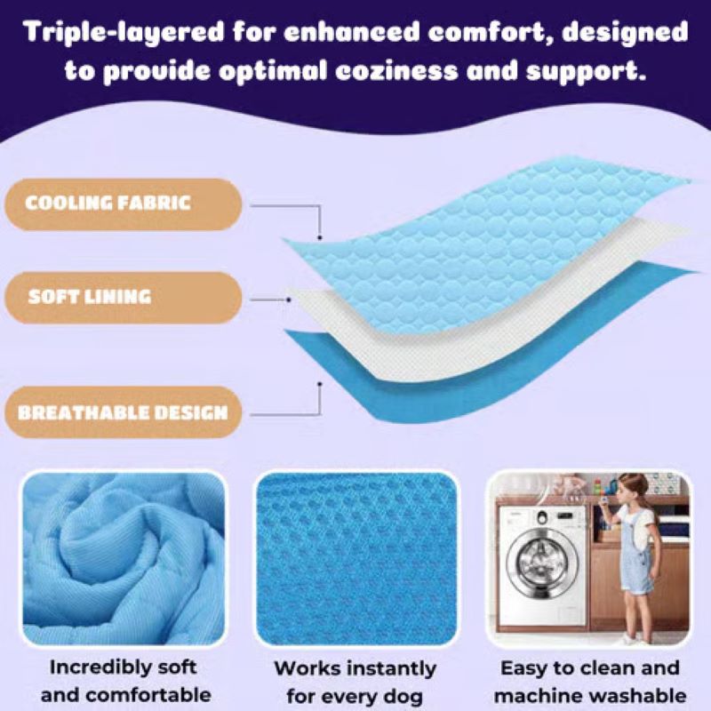 Maliben | Cooling Mat for Dogs (4x More Effective)