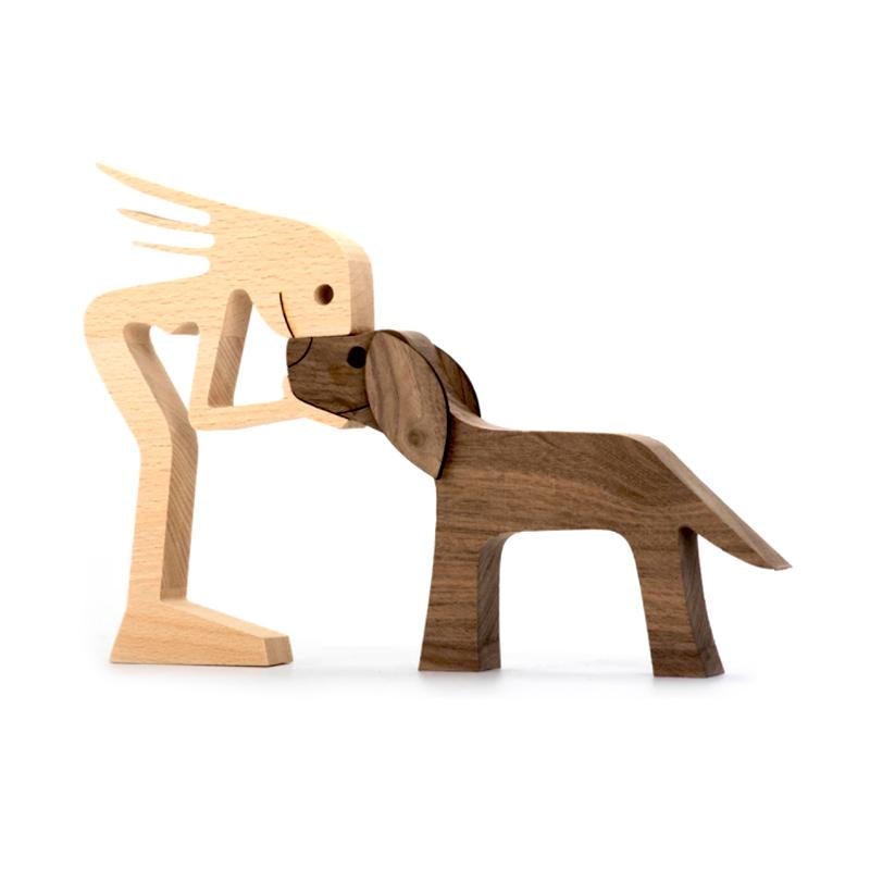 Maliben | Animal Lover Wooden Sculpture Table Decoration