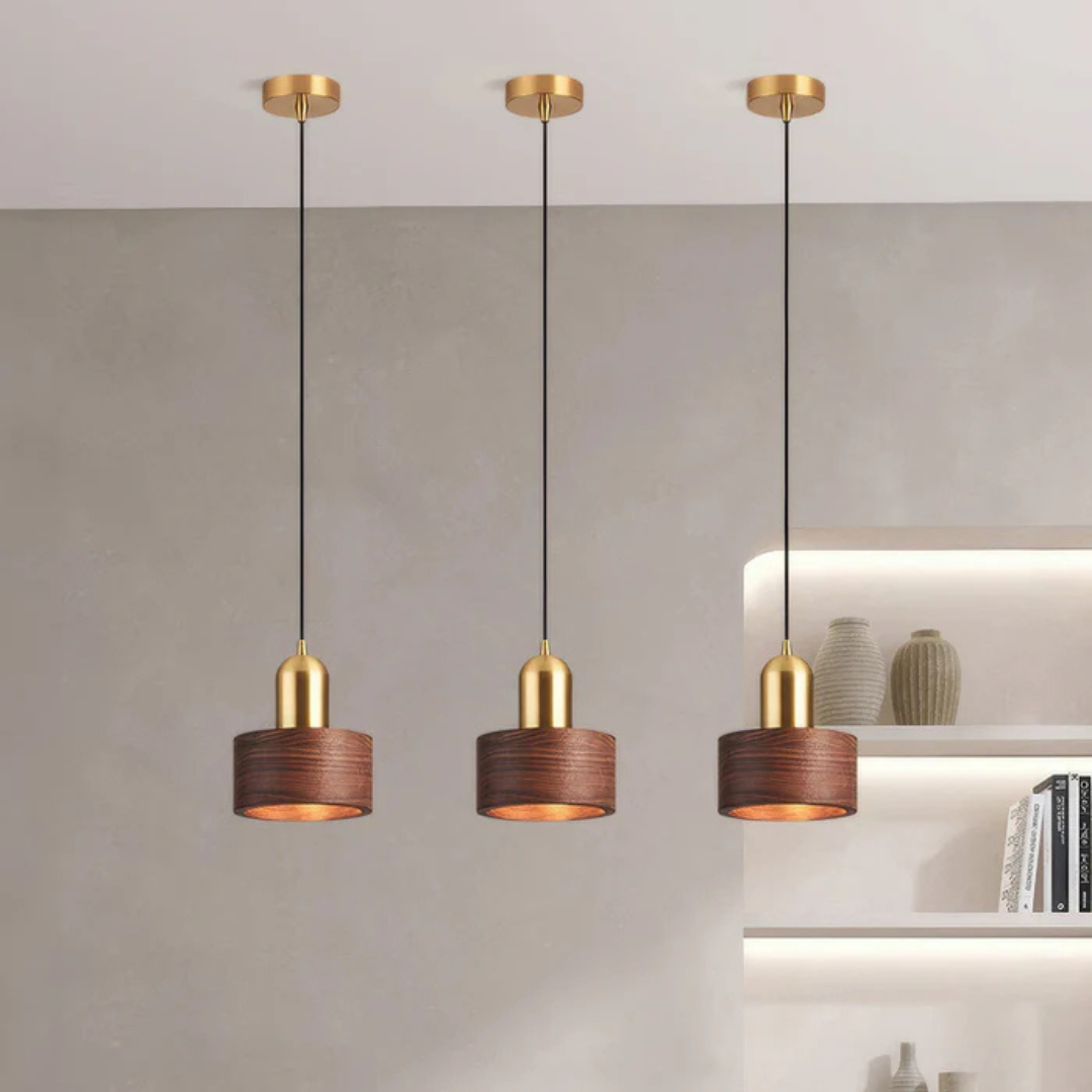 Maliben | Design Pendant Lamp With Gold Accent