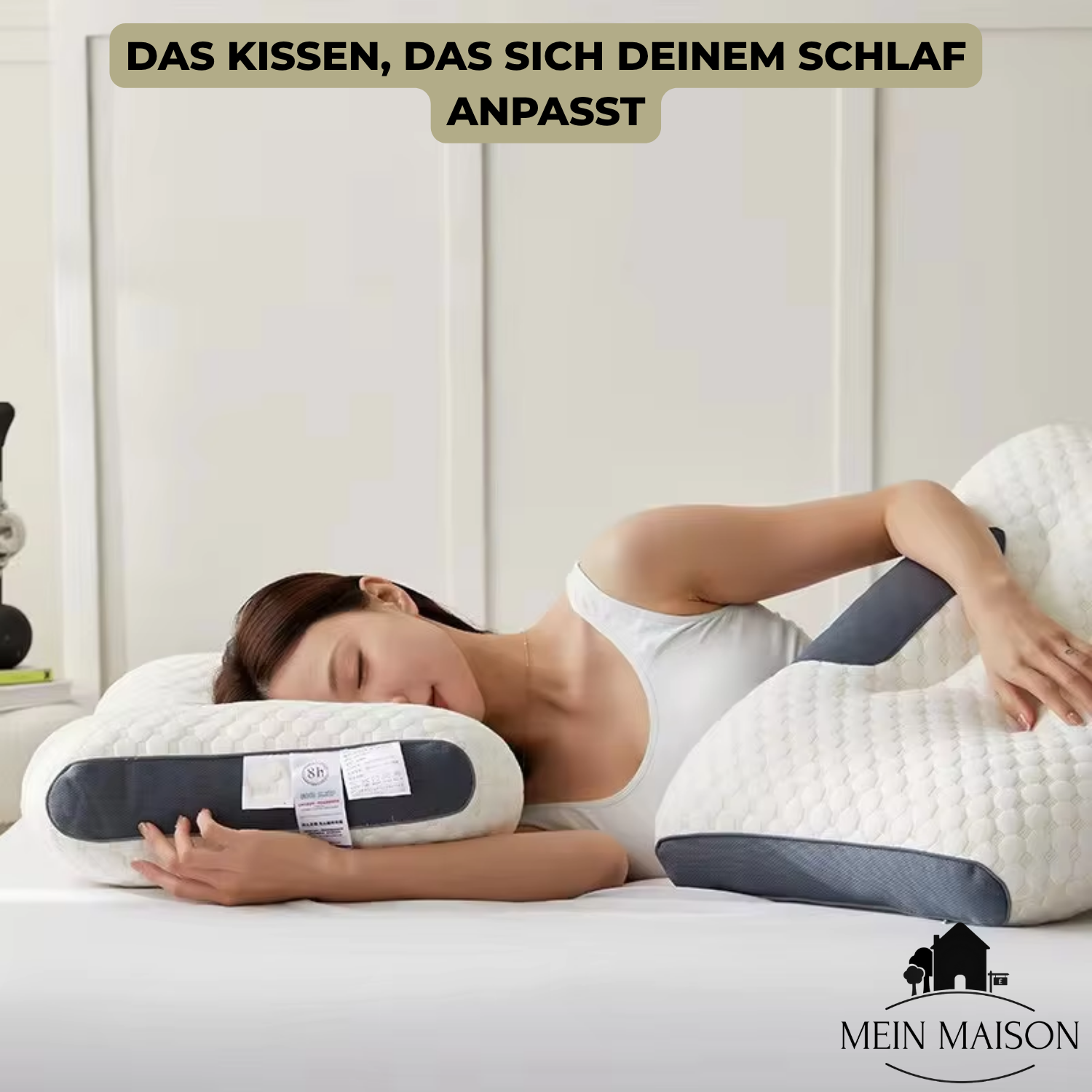 Maliben | Ergonomic Neck Pillow Memory Foam Breathable Contour