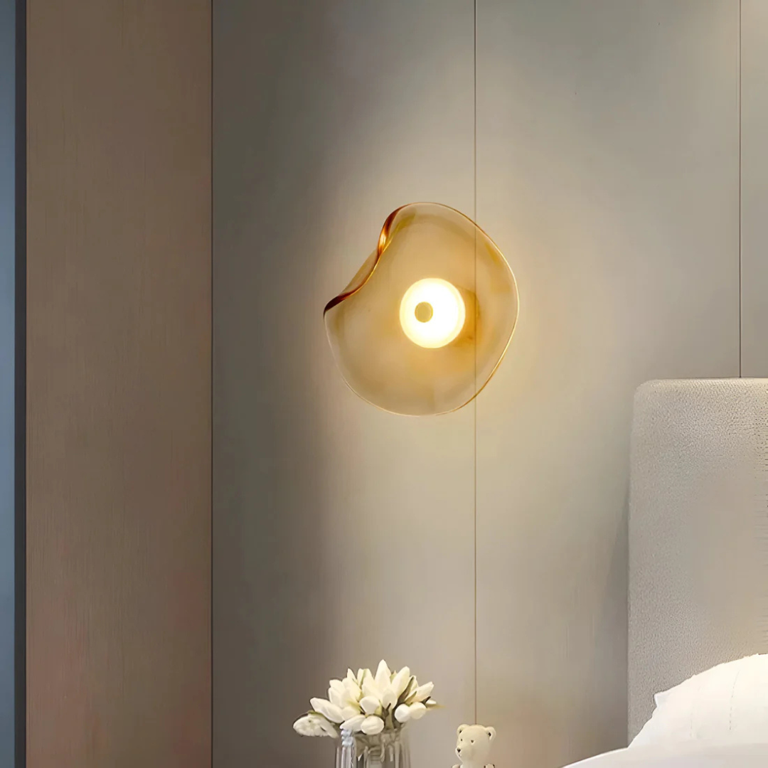 Maliben | Curved Glass Wall Lamp