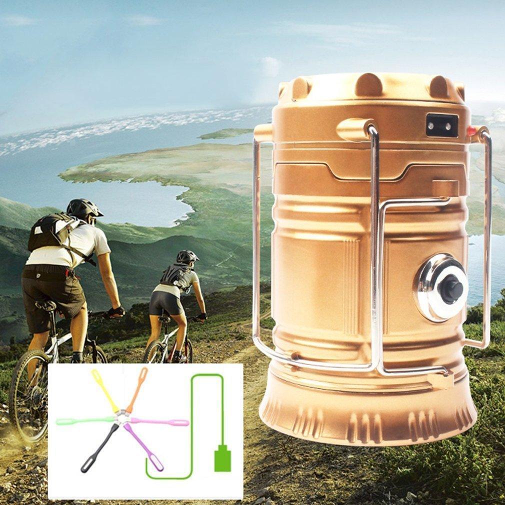 Maliben | Led Portable Camping Lantern Solar Powered Flashlight
