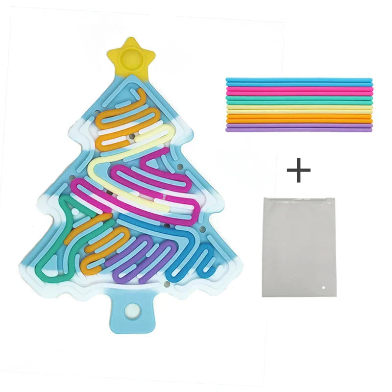 Maliben | Silicone Stress Reliever Christmas Tree – Compact And Fun For The Christmas Time