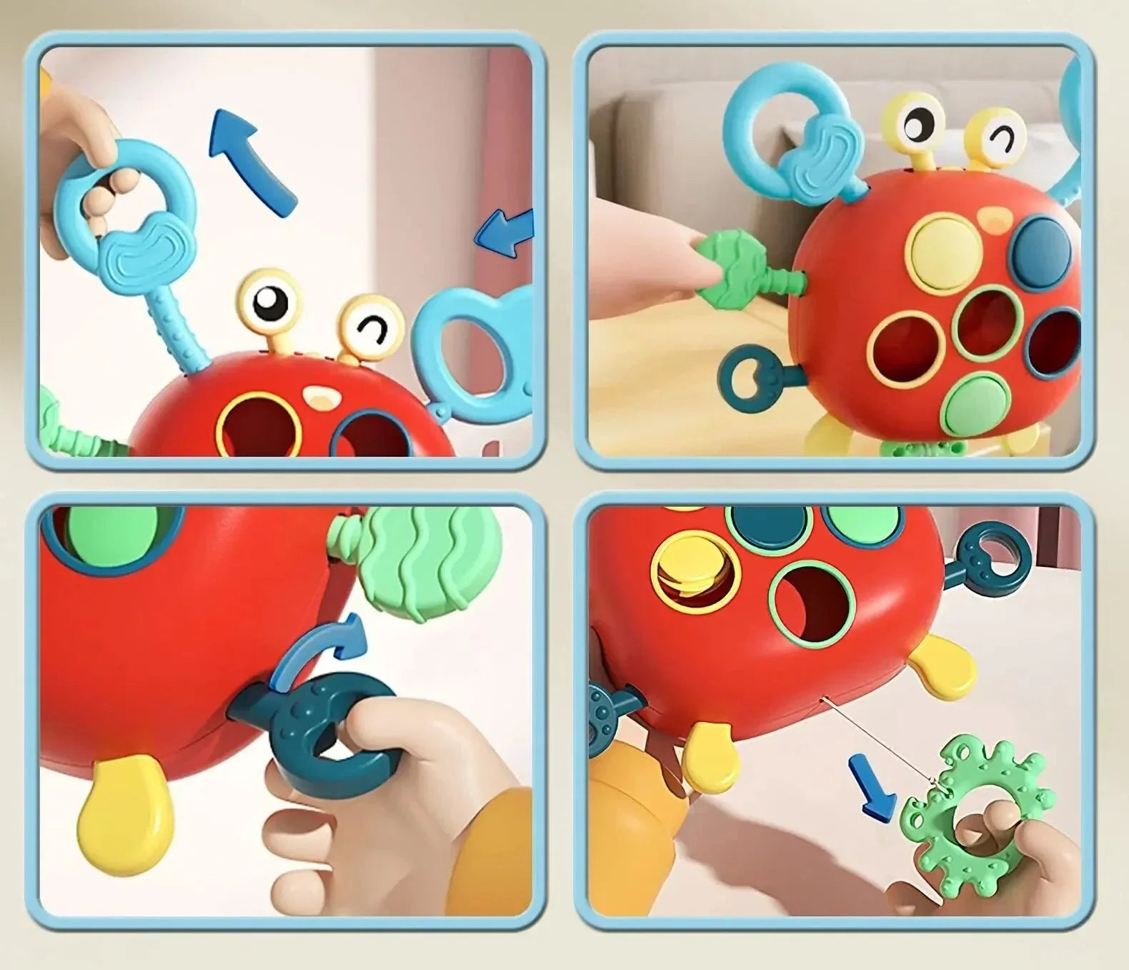 Maliben | Colourful Crab Toy