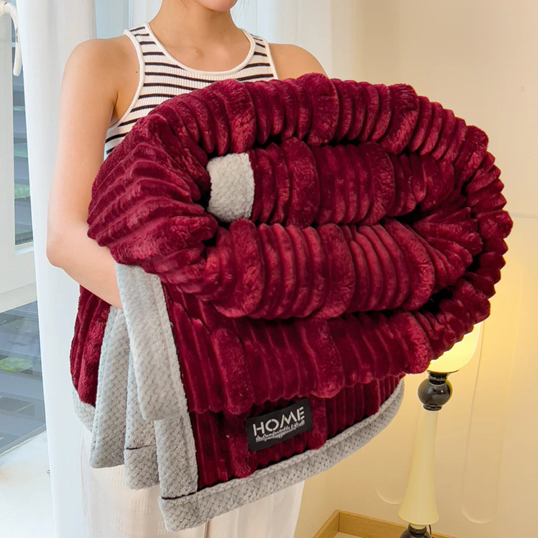 Maliben | Warm Plush Winter Blanket For Bed & Sofa