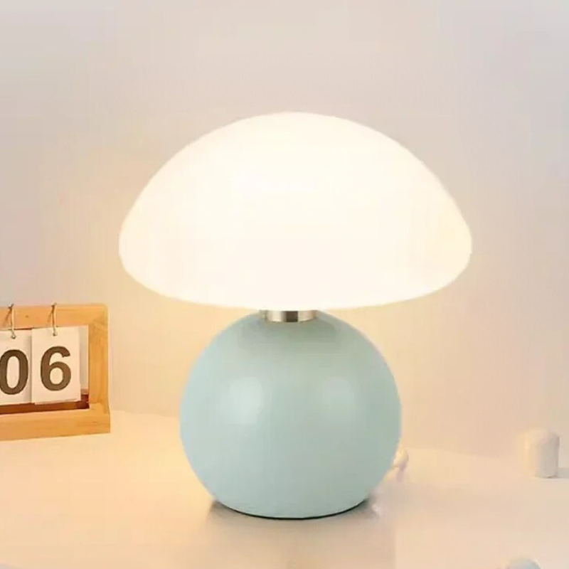 Maliben | Elegant Cream Table Lamp – Atmospheric Lighting For Home