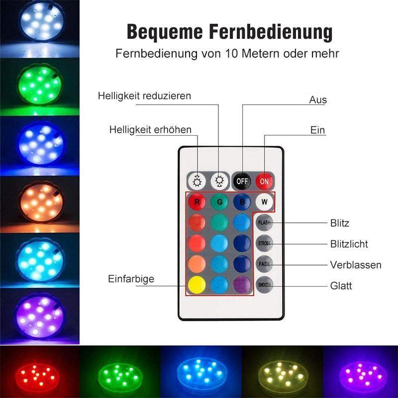 Maliben | Led Submersible Light With Remote Control For The Pool