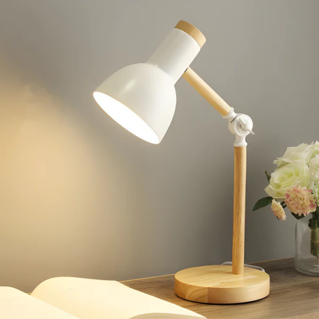 Maliben | Adjustable Macaron Led Table Lamp Made Of Wood