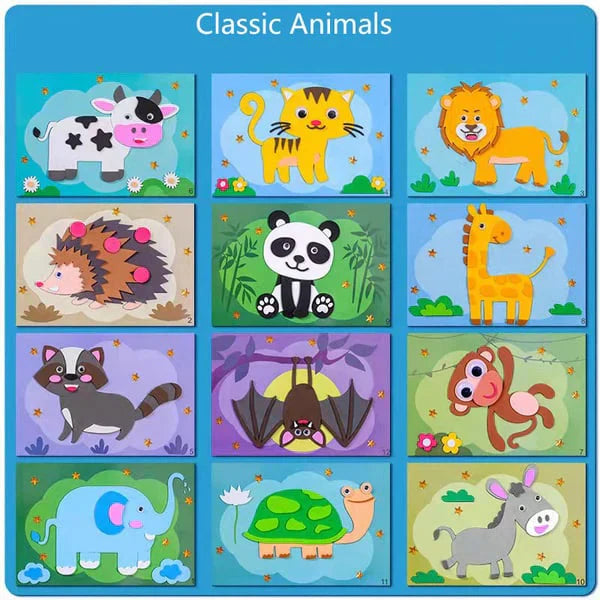 Maliben | 3d Animal Sticker Play Set