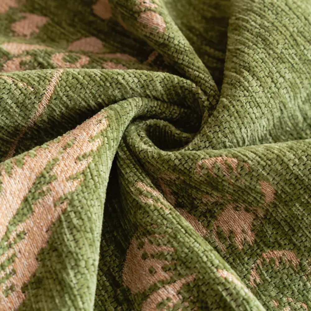 Maliben | Foliage Floral Chenille Sofa Cover
