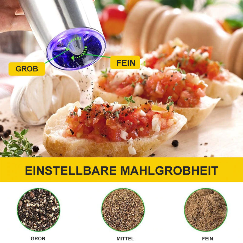 Maliben | Electric Gravity Induction Salt And Pepper Mill