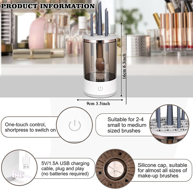 Maliben | Electric Makeup Brush Cleaner Machine