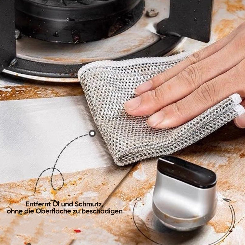 Maliben | Multi-Purpose Dishwashing Cloth Made Of Wire For Wet And Dry