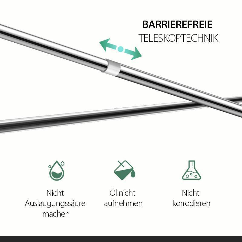 Maliben | Telescopic Clothing Rod Made Of Stainless Steel