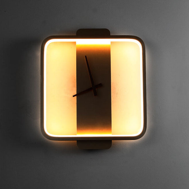 Maliben | Luxe Clock-Shaped Led Wall Lamp For Modern Interior
