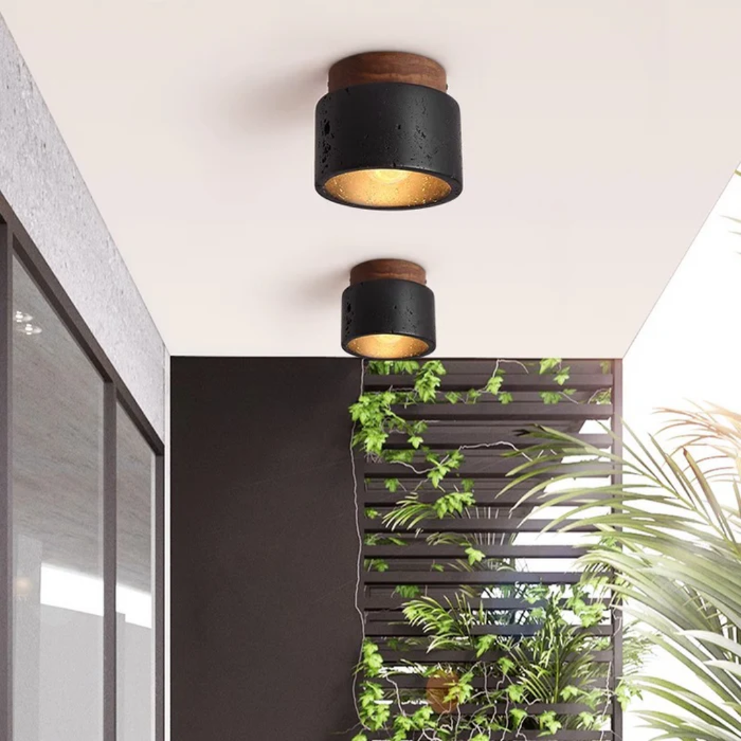 Maliben | Ceiling Lamp With Stone Look