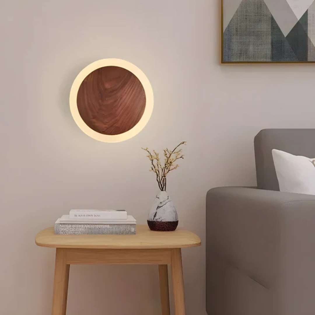 Maliben | Scandinavian Wooden Led Wall Lamp