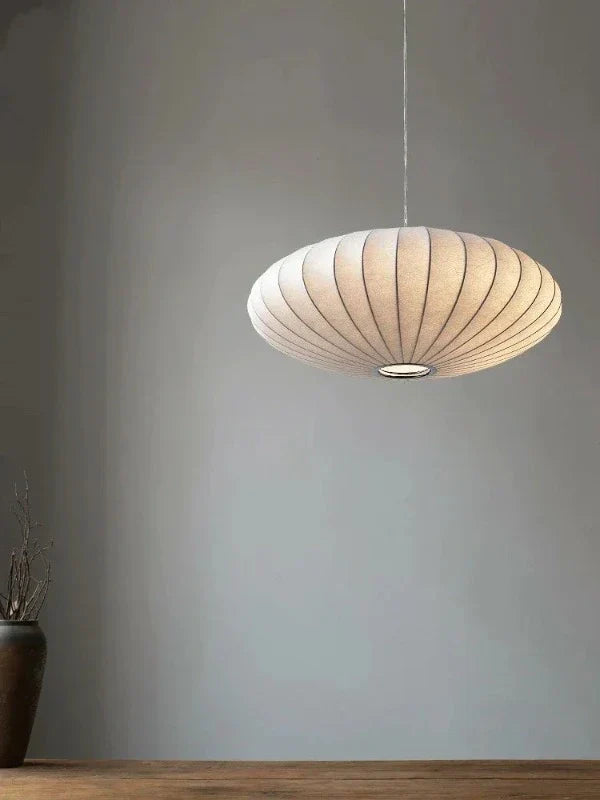 Maliben | Silkcrown - Silk Pendant Lamp With Crystals
