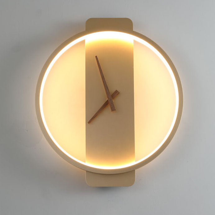 Maliben | Luxe Clock-Shaped Led Wall Lamp For Modern Interior