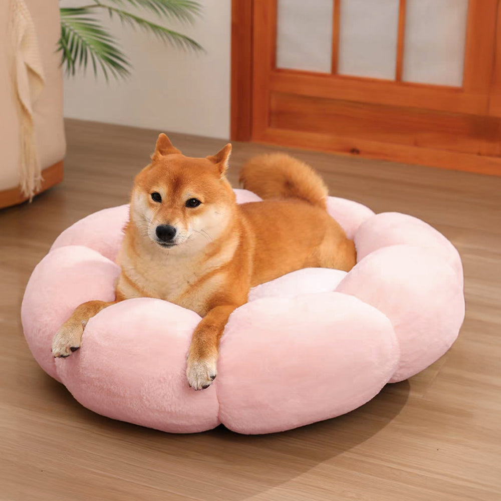 Maliben | Flower Heat Full Support Washable Decoration Dog & Cat Bed