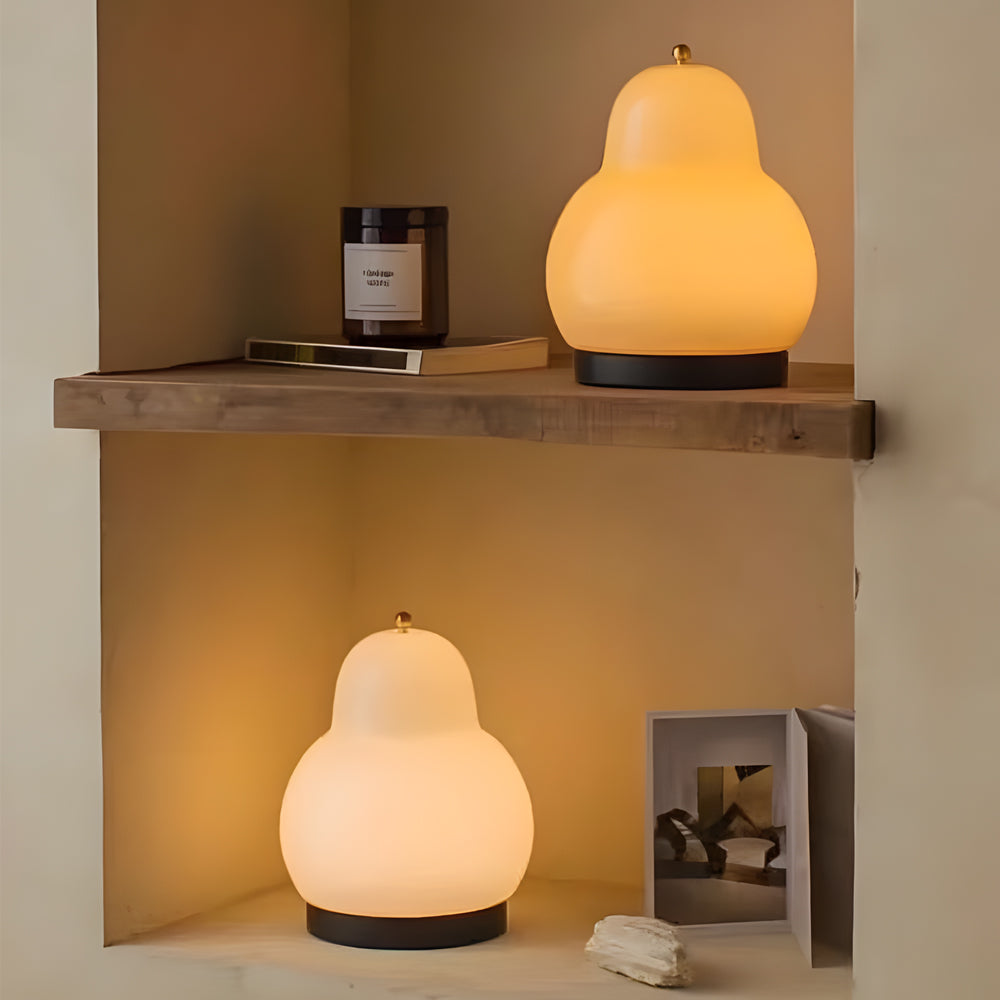 Maliben | Elegant Usb Pear-Shaped Table Lamp With Dimmable Led