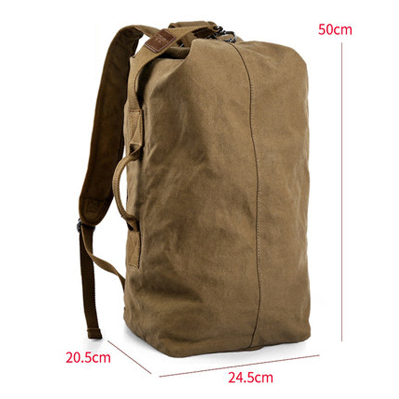 Maliben | Large Capacity Canvas Backpack, With Sturdy Material, Multiple Interior Pockets And Multi-Purpose Utility, For Outdoor & Travel, Men And Women
