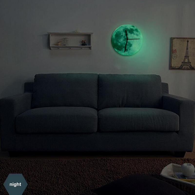 Maliben | Moonlight - Illuminated Design Clock For Atmospheric Evenings