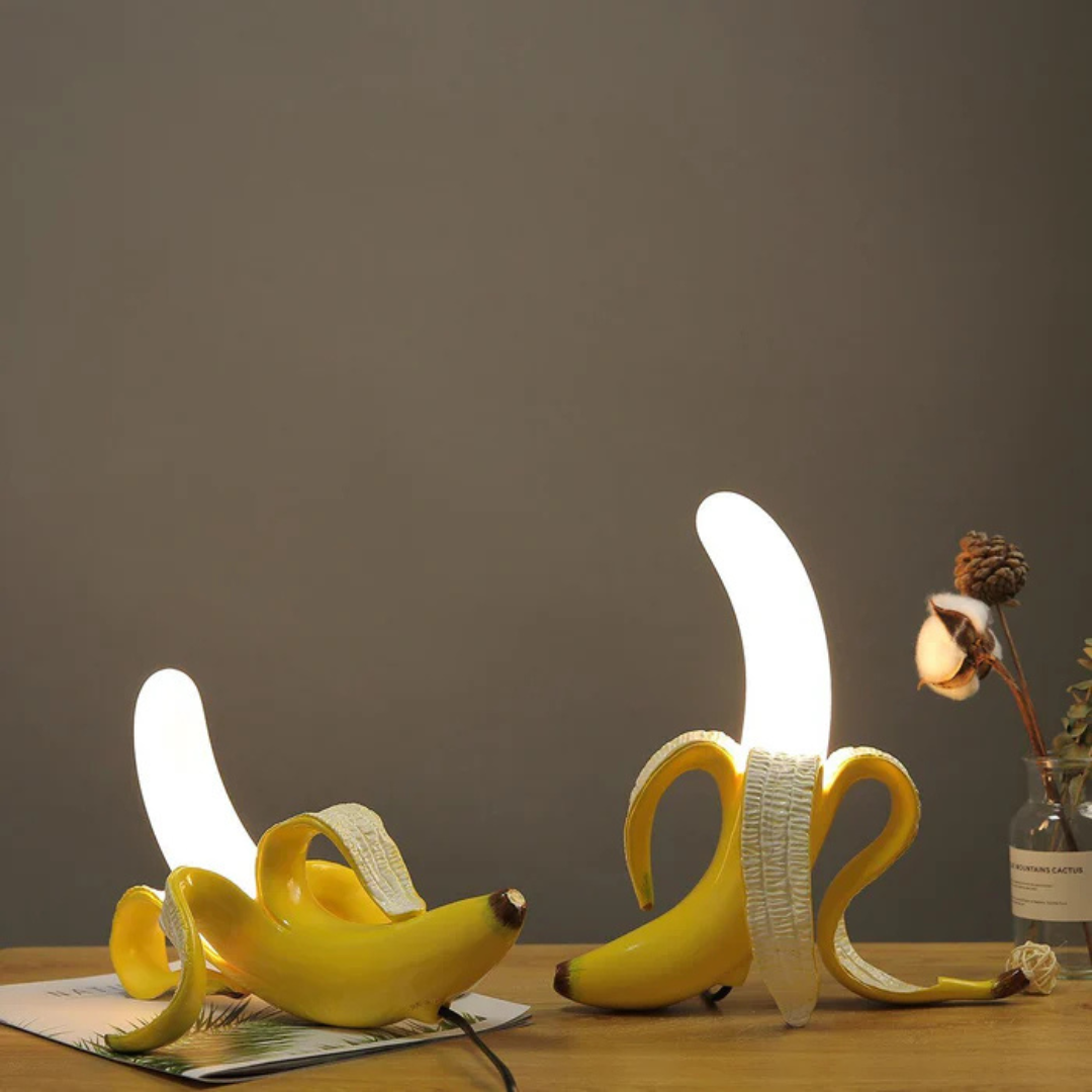 Maliben | Golden Banana Led Table Lamp