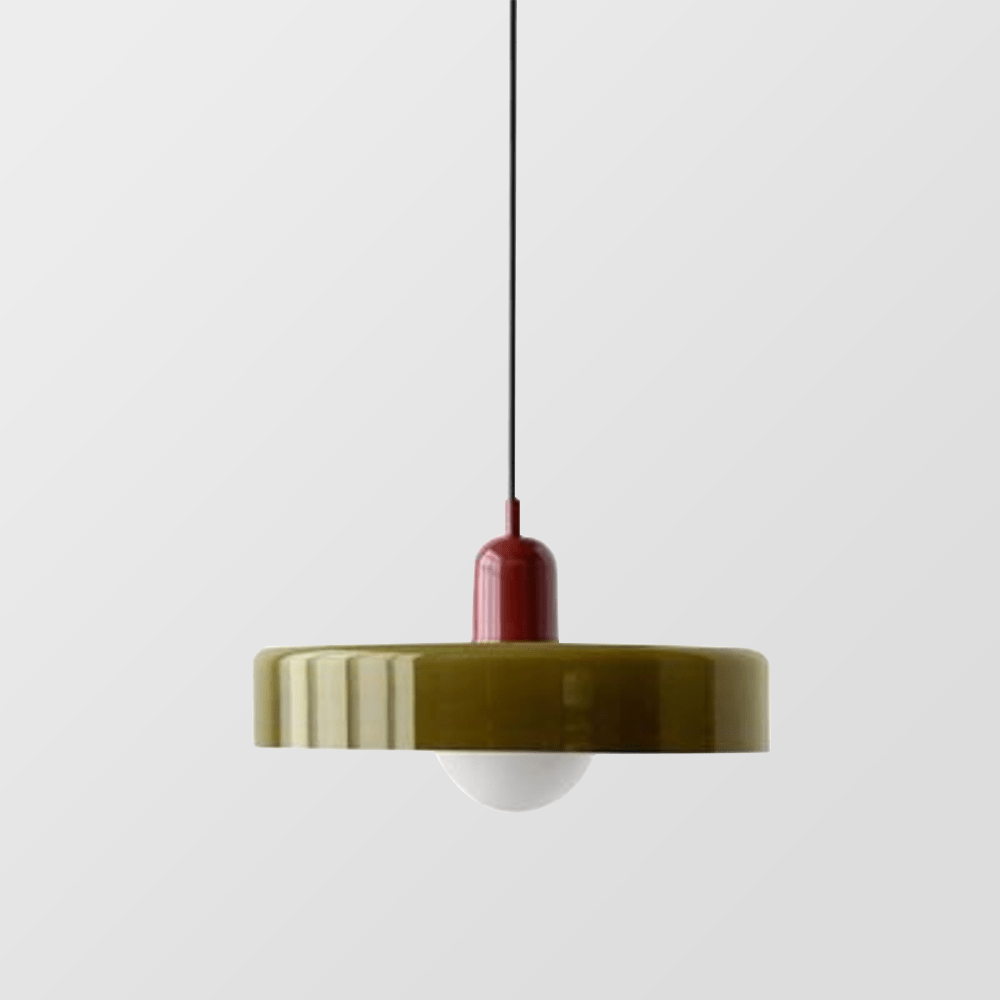 Maliben | Bauhaus Colored Glass Pendant Light For Modern Interiors