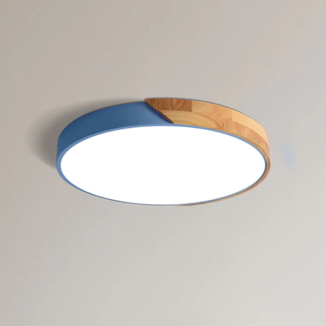 Maliben | Scandinavian Wooden Led Ceiling Lamp