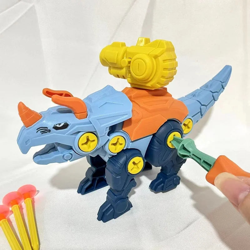 Maliben | Dinosaur Screw Set With Suction Cup Cannon