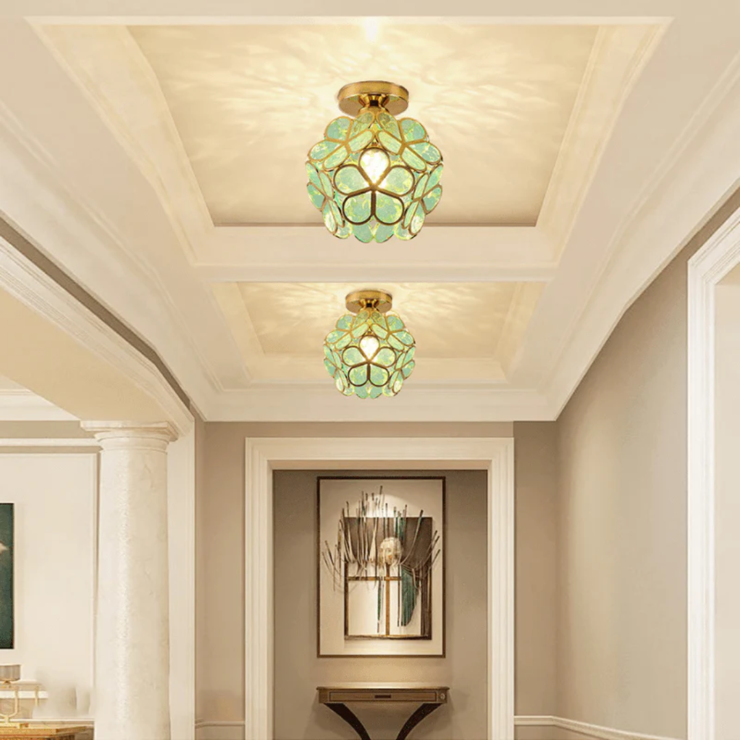 Maliben | Luxury Glass Flower Ceiling Lamp