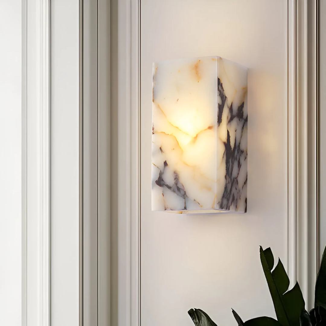 Maliben | Luxury Marble Natural Stone Wall Lamp