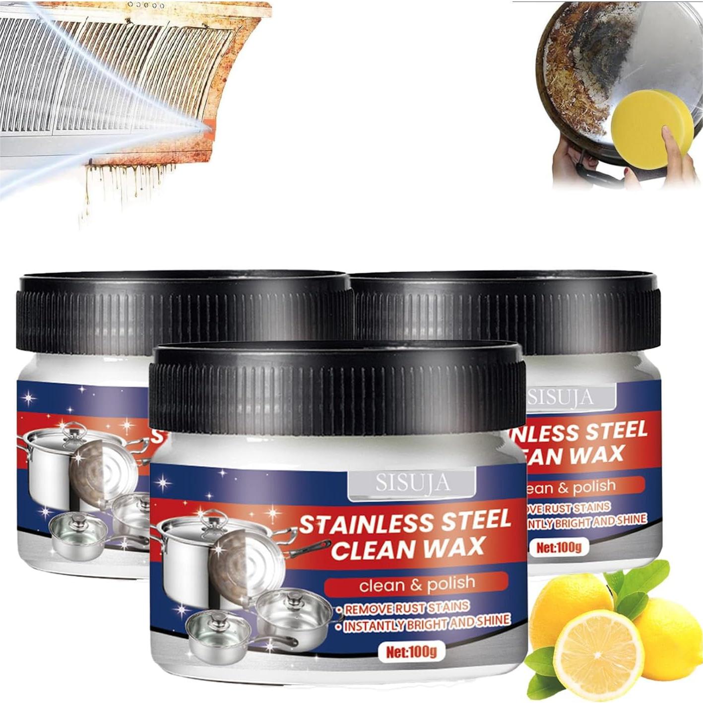 Maliben | Magic Nano Stainless Steel Cleaning Paste Wax