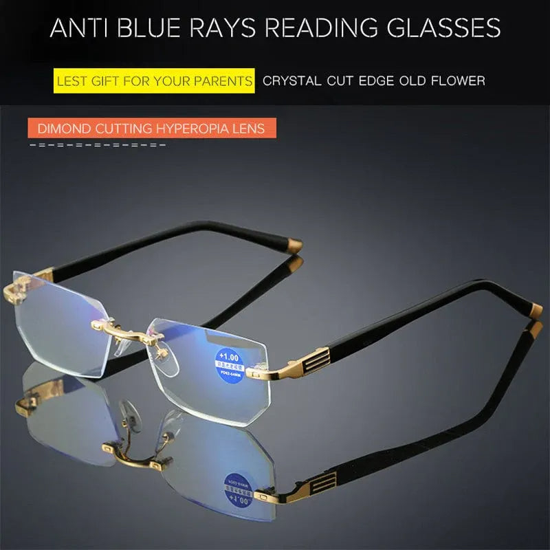 Maliben Progressive reading glasses with high hardness and anti-blue light filter for...