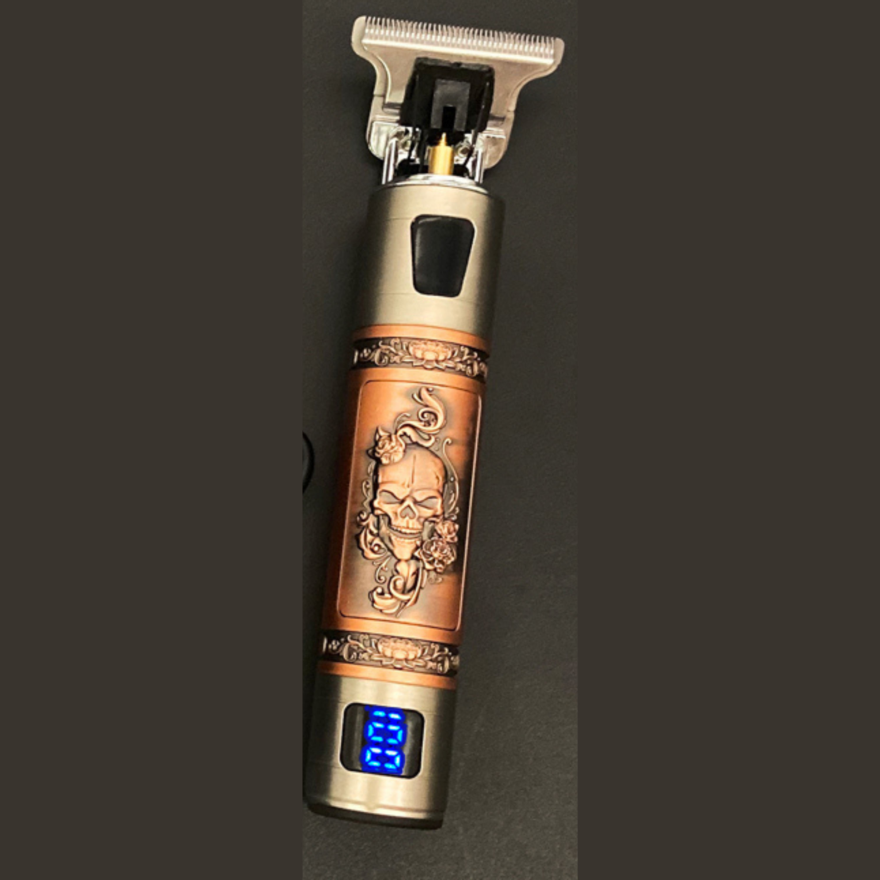 Maliben | Skull Vintage Trimmer – Rechargeable Hair & Beard Groomer