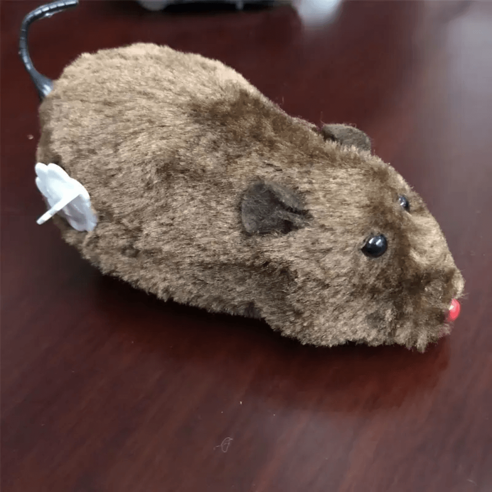 Wind-Up Interactive Cat Mouse Toy