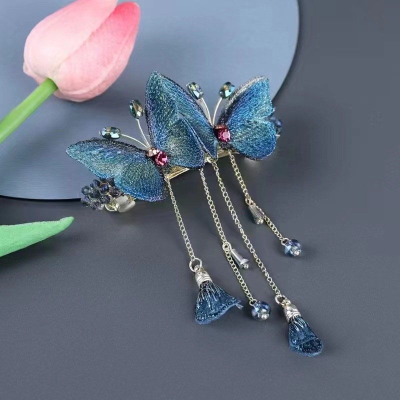 Maliben | Dreamy Butterfly Hair Clip With Fringes