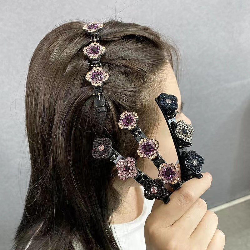 Maliben | Hair Clip With Crystal Flower