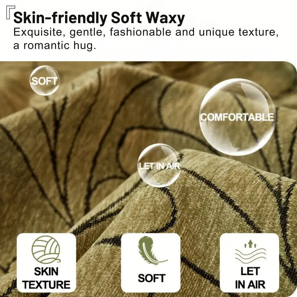 Maliben | Frond Design Reversible Sofa Cover