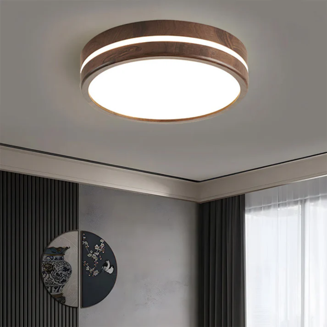 Maliben | Stylish Wooden Led Ceiling Lamp