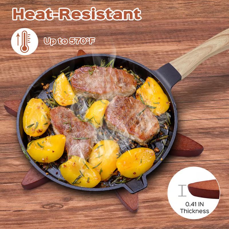 Maliben | High Quality Heat Resistant Natural Wood Placemats And Coasters