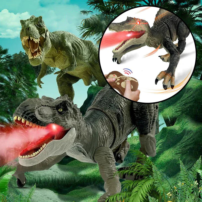 Maliben | Remote-Controlled Dinosaur With Fog Spray Function